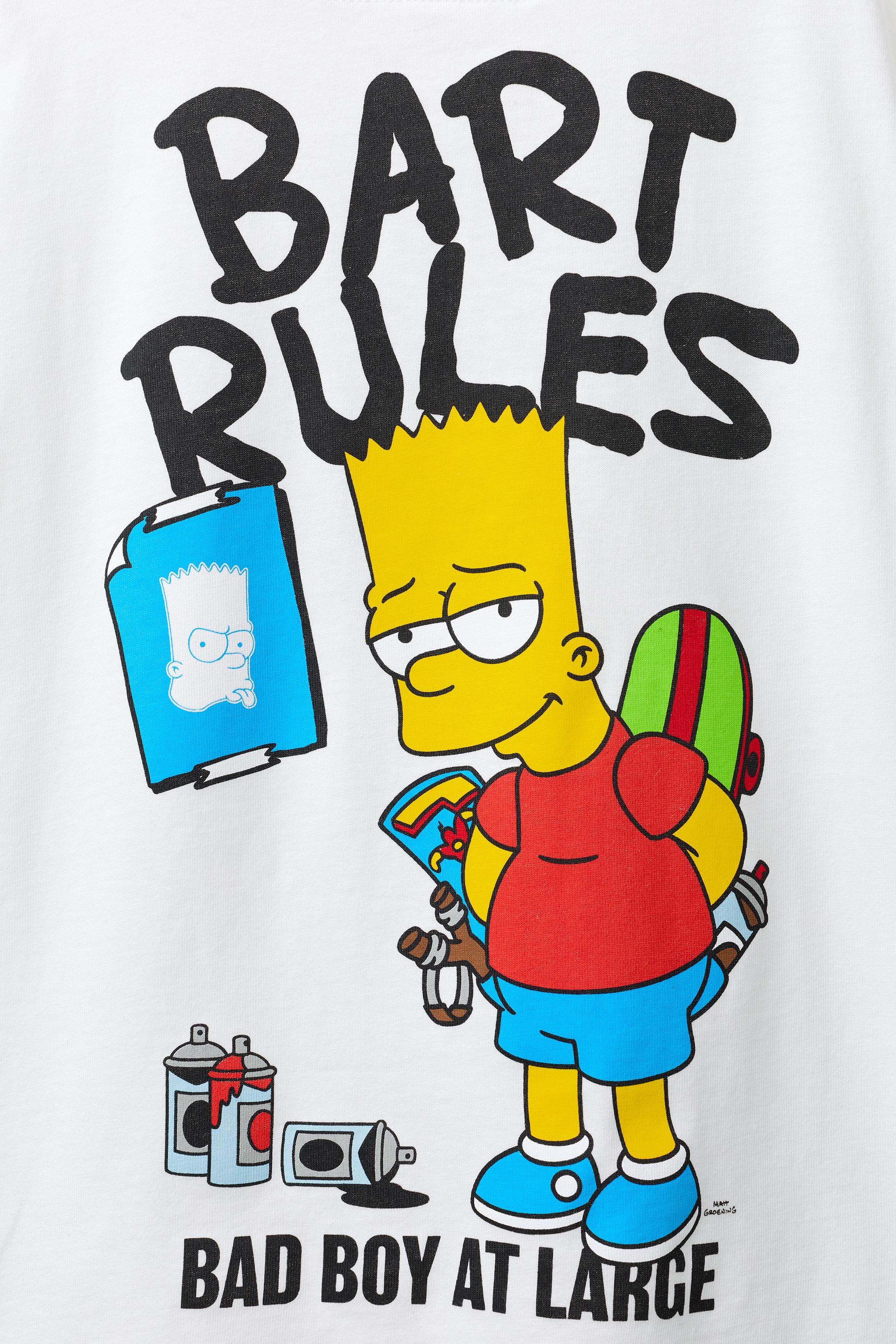 BART THE SIMPSONS ™ MATT GROENING PRINT T-SHIRT